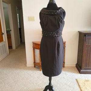 Roulette size 14 Little Black Dress with Black Stone Accessories